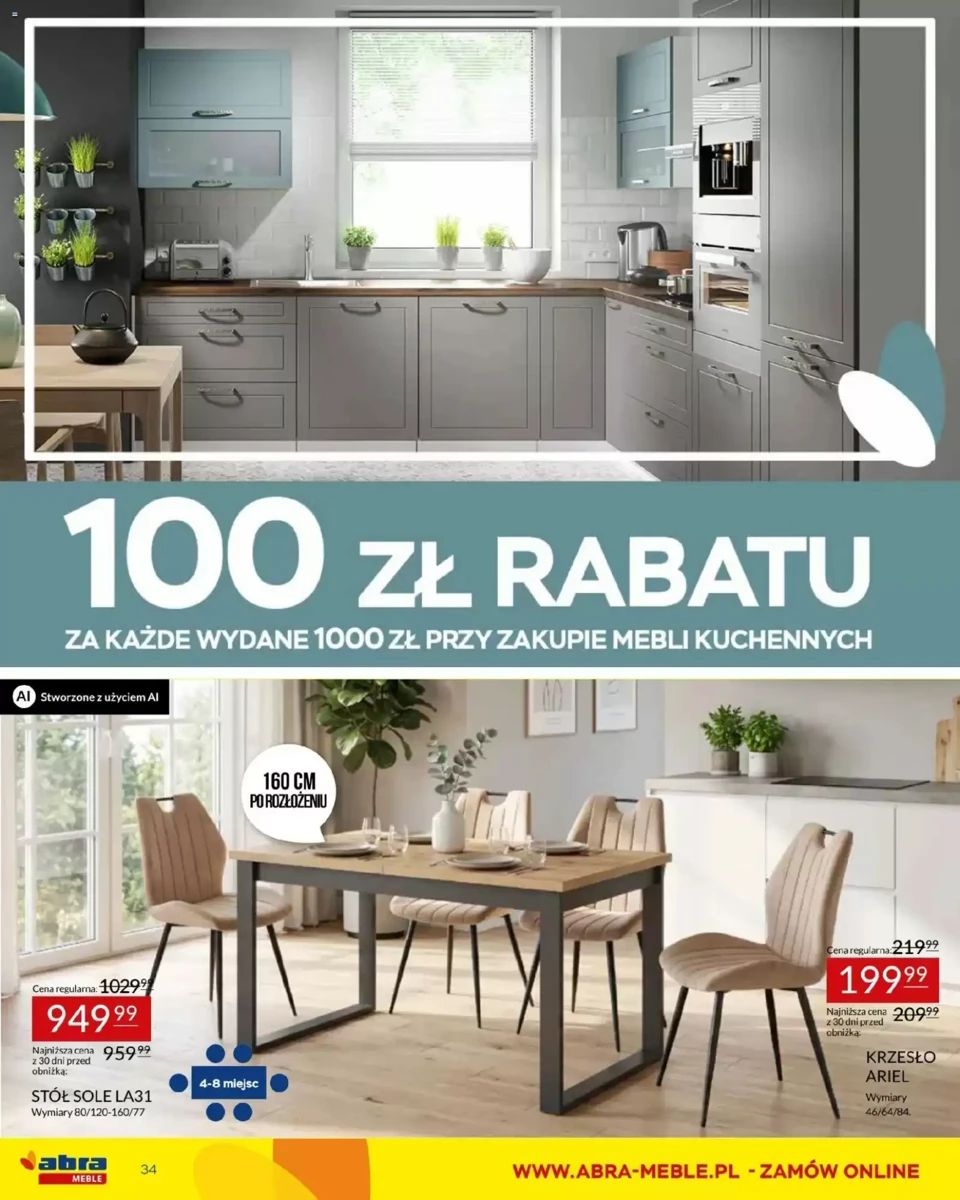 Gazetka Abra Meble, strona 34 z 38