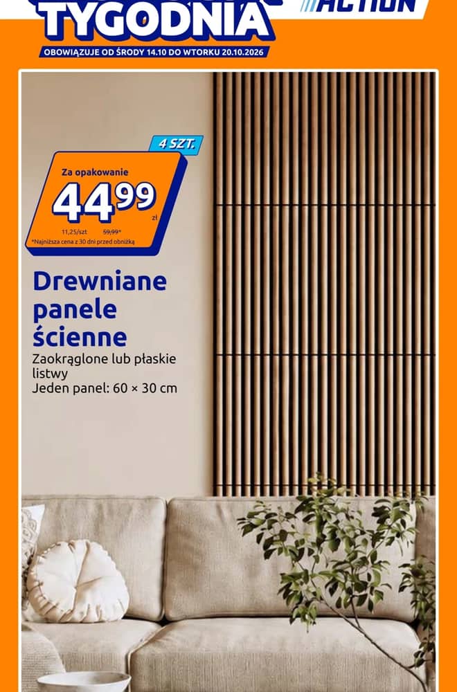 Okładka gazetki Action, ważna 14–20 październik 2026