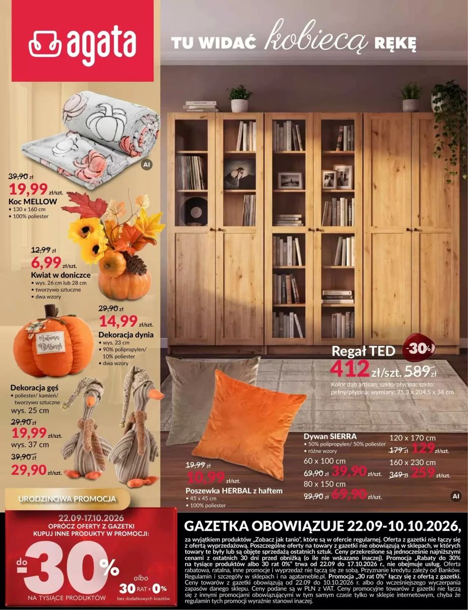Gazetka Agata Meble, strona 1 z 20