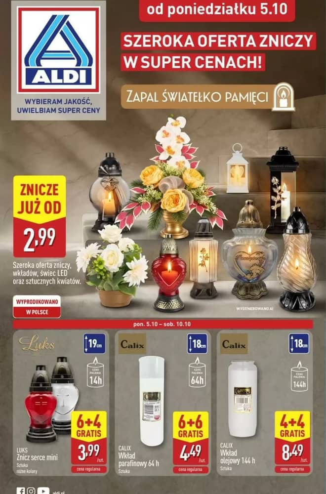 Okładka gazetki Aldi, ważna 5–10 październik 2026