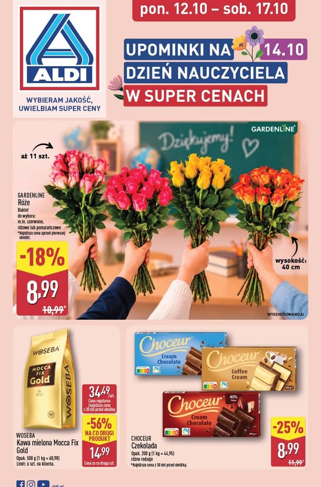 Okładka gazetki Aldi, ważna 12–17 październik 2026