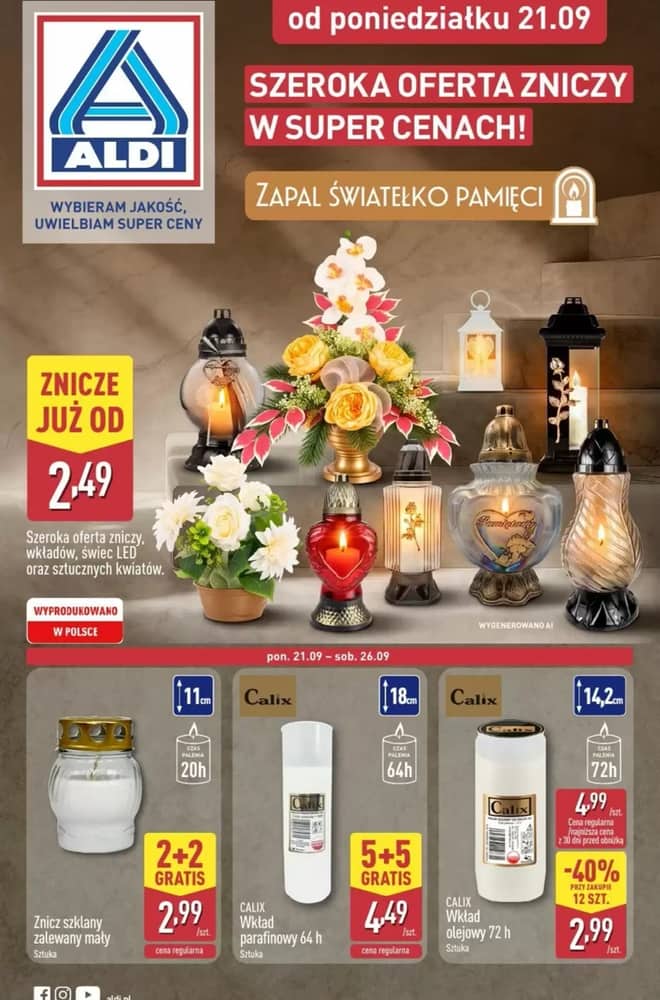 Okładka gazetki Aldi, ważna 21–26 wrzesień 2026