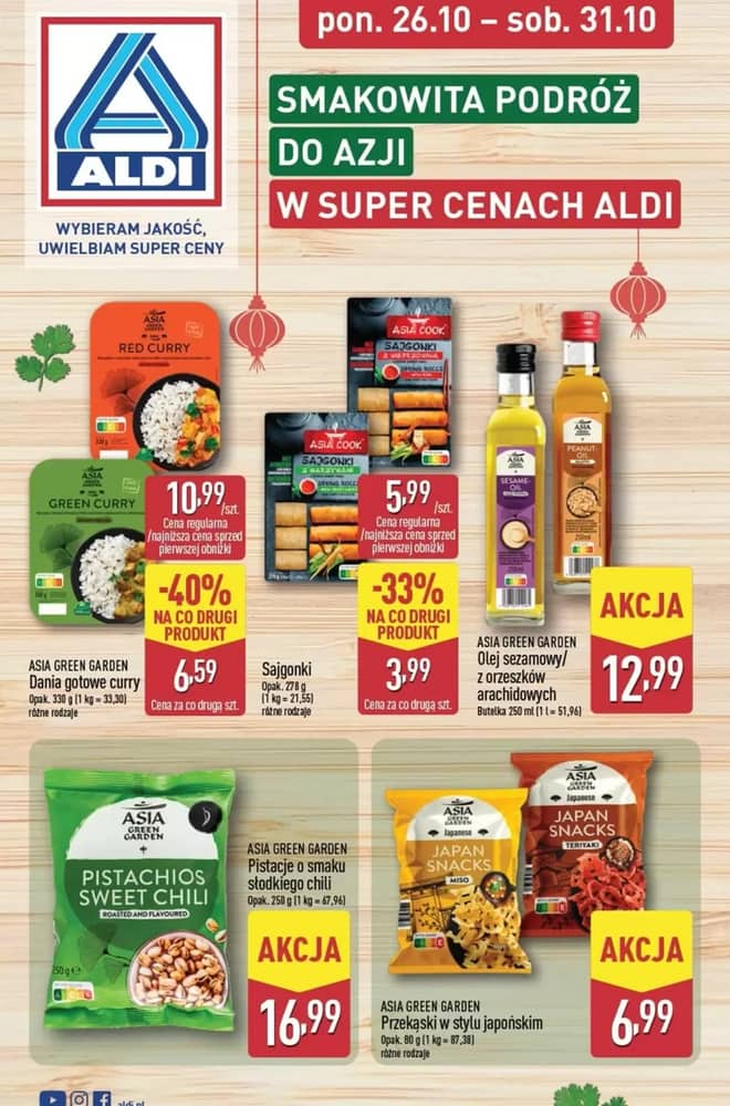 Okładka gazetki Aldi, ważna 26–31 październik 2026
