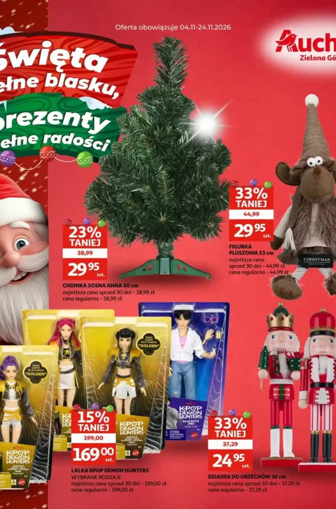 Okładka gazetki Auchan, ważna 4–24 listopad 2026