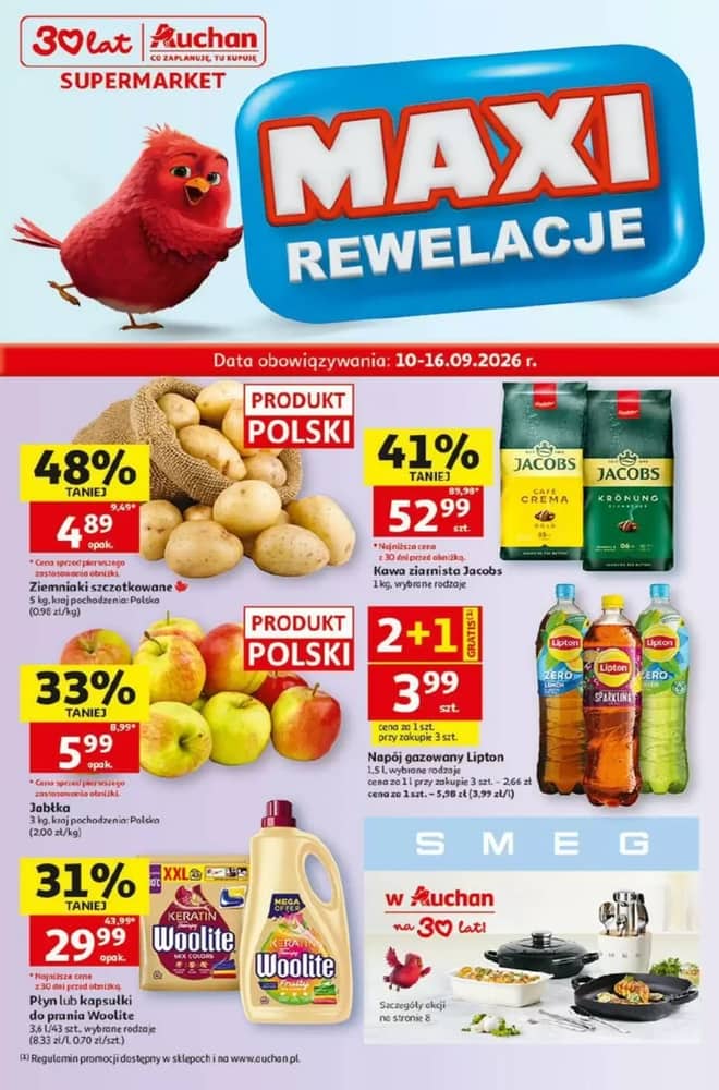 Okładka gazetki Auchan, ważna 10–16 wrzesień 2026