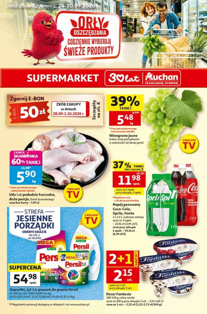 Okładka gazetki Auchan, ważna 24–30 wrzesień 2026