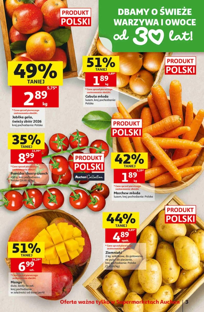 Gazetka Auchan, strona 3 z 8