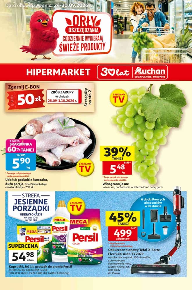 Okładka gazetki Auchan, ważna 24–30 wrzesień 2026