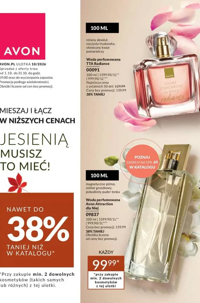 Okładka gazetki Avon, ważna 1–31 październik 2026