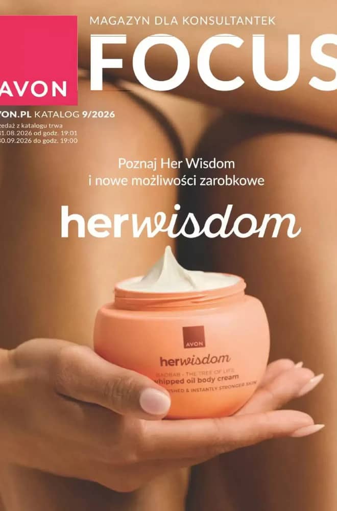 Okładka gazetki Avon, ważna 31 sierpnia 2026 – 30 września 2026