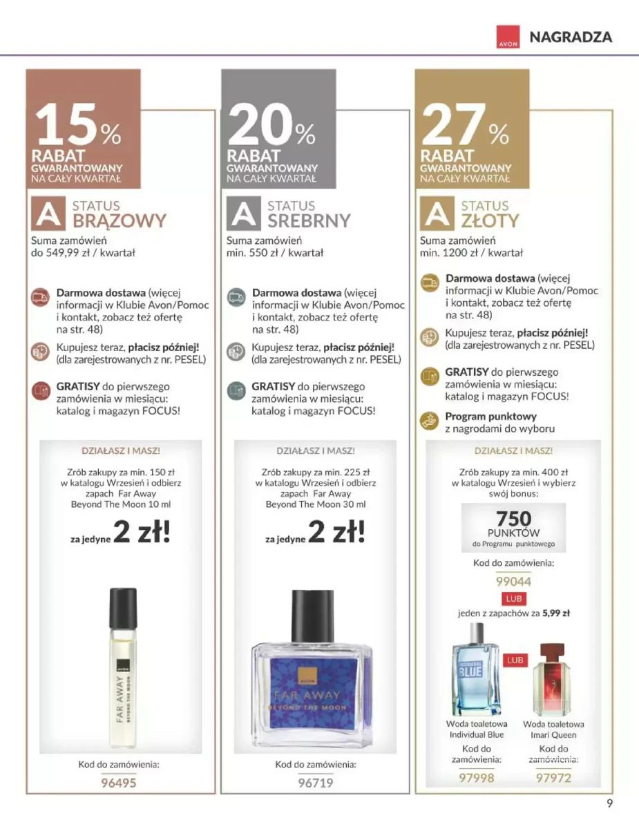 Gazetka Avon, strona 9 z 58