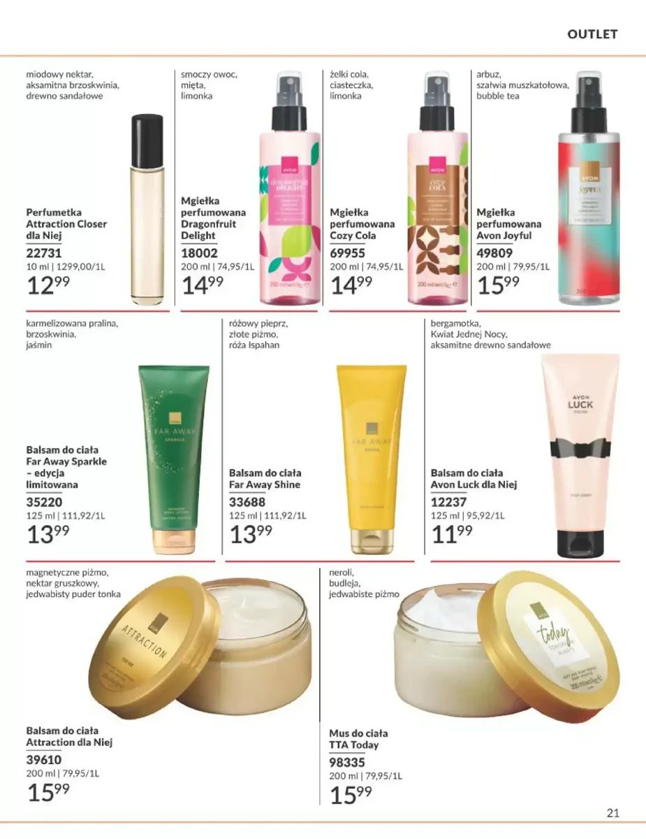 Gazetka Avon, strona 21 z 58