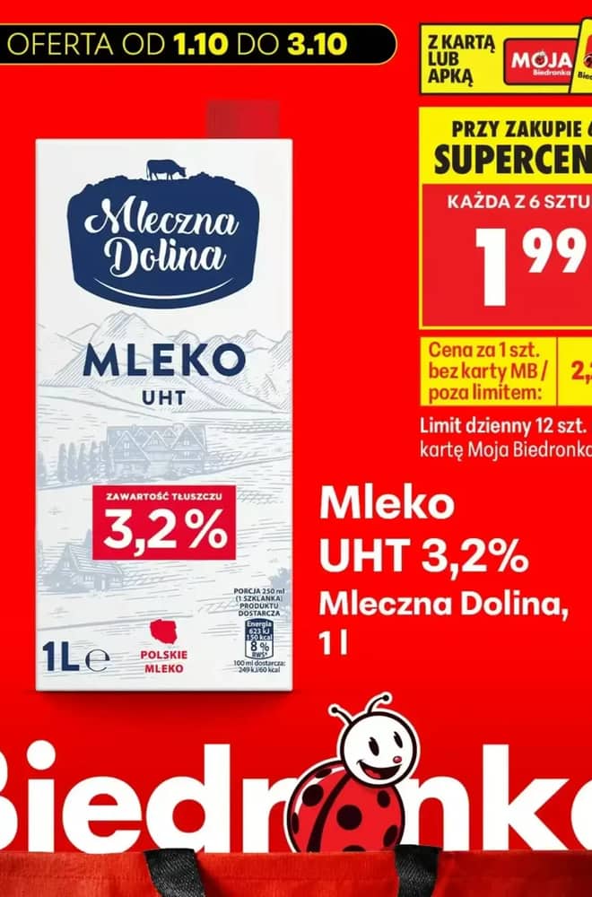Okładka gazetki Biedronka, ważna 1–3 październik 2026