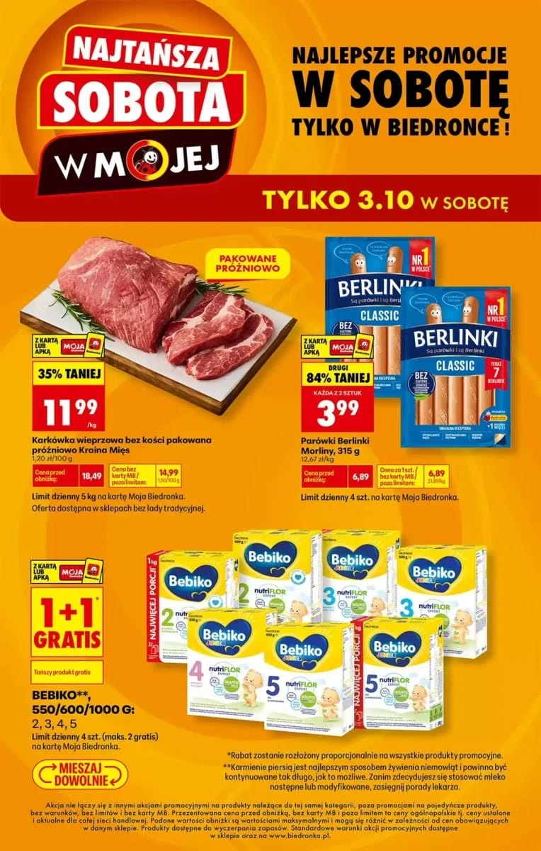 Gazetka Biedronka, strona 1 z 2