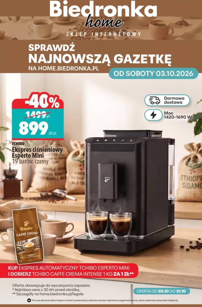 Okładka gazetki Biedronka, ważna 4–31 październik 2026
