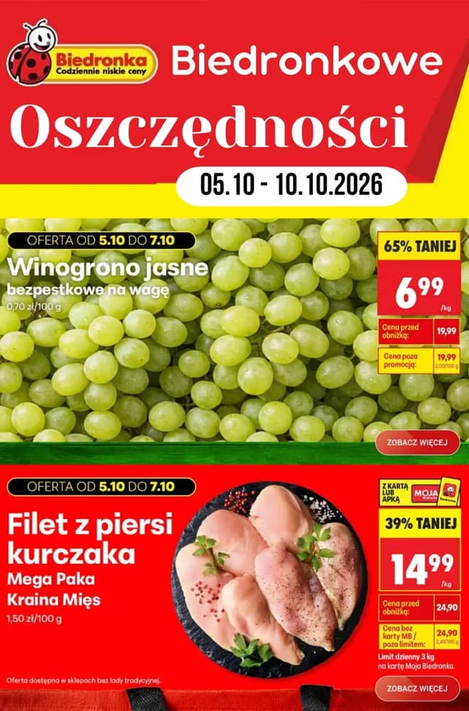 Okładka gazetki Biedronka, ważna 5–10 październik 2026
