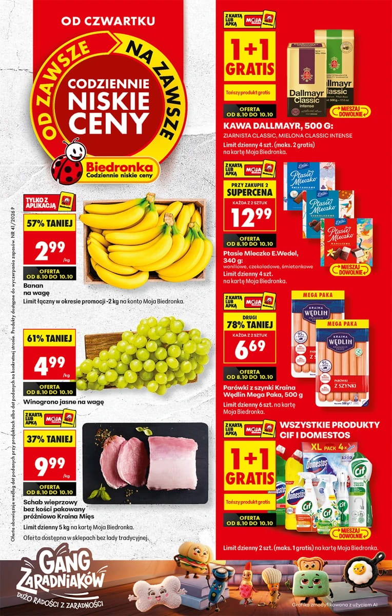 Gazetka Biedronka, strona 1 z 81