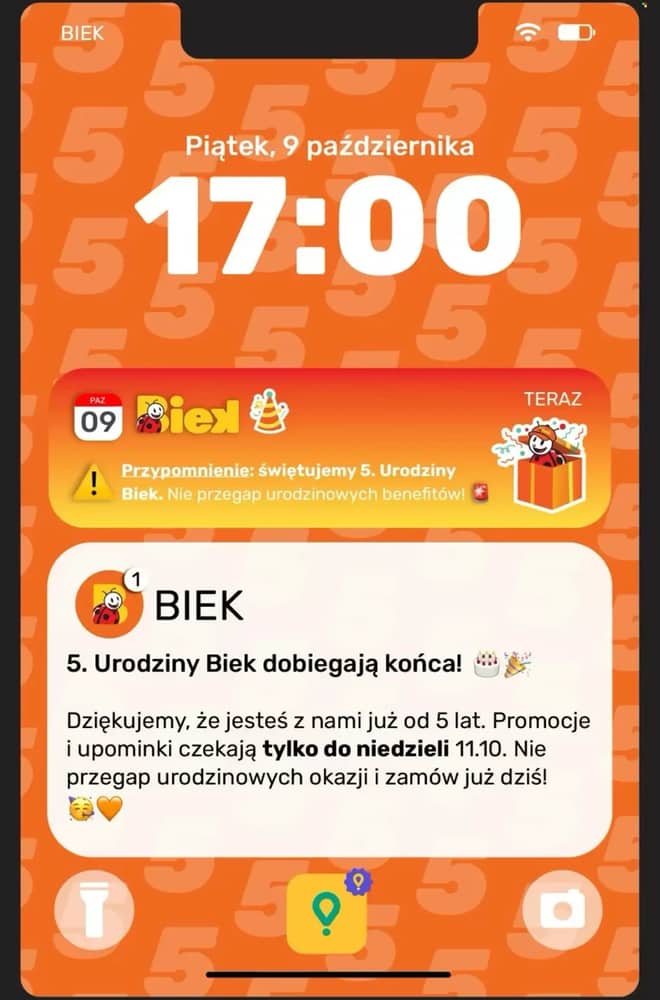 Okładka gazetki Biedronka, ważna 9–11 październik 2026