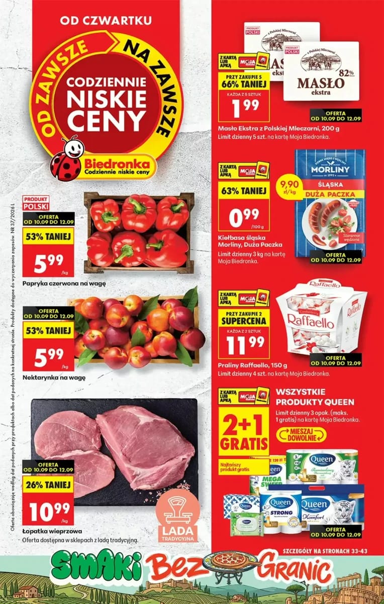 Gazetka Biedronka, strona 1 z 95
