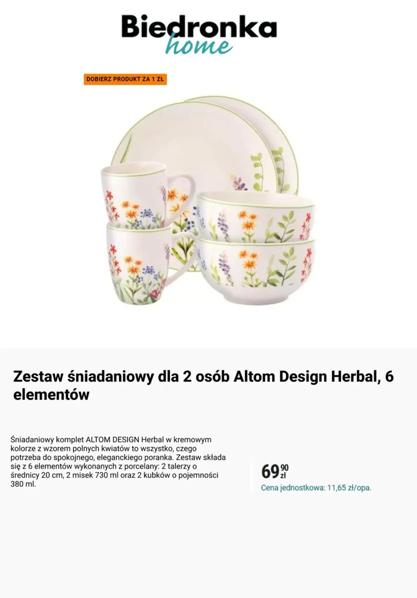 Gazetka Biedronka, strona 4 z 10