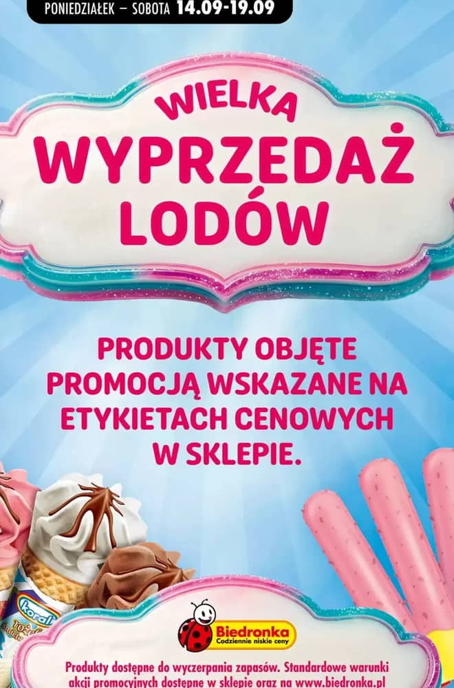 Okładka gazetki Biedronka, ważna 14–19 wrzesień 2026