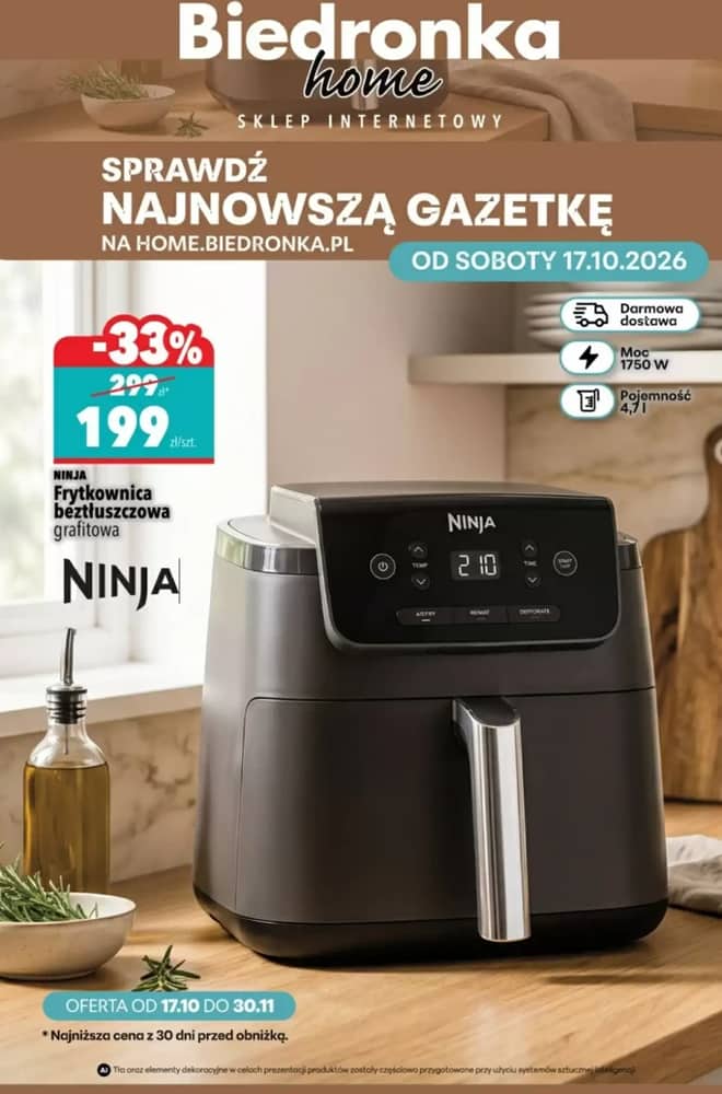 Okładka gazetki Biedronka, ważna 17–31 październik 2026