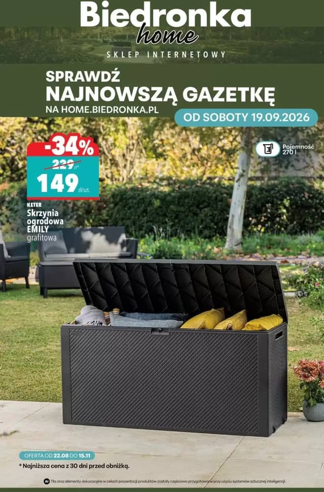 Okładka gazetki Biedronka, ważna 19 września 2026 – 31 października 2026