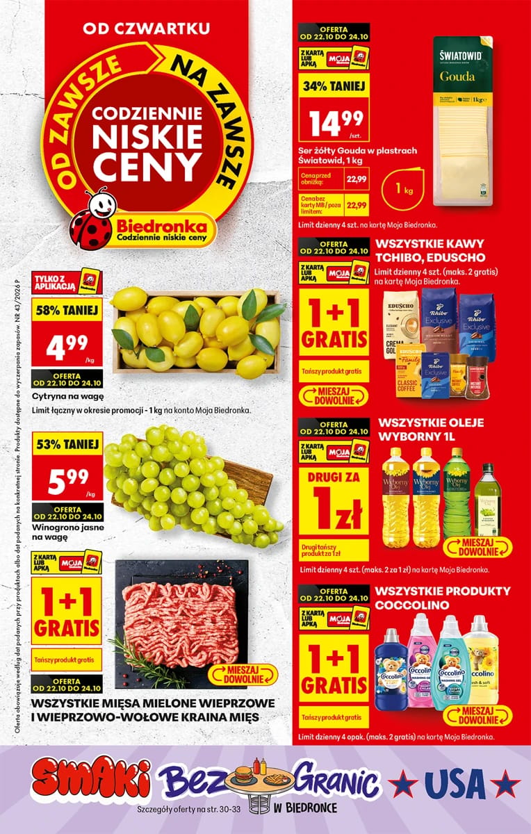Gazetka Biedronka, strona 1 z 82