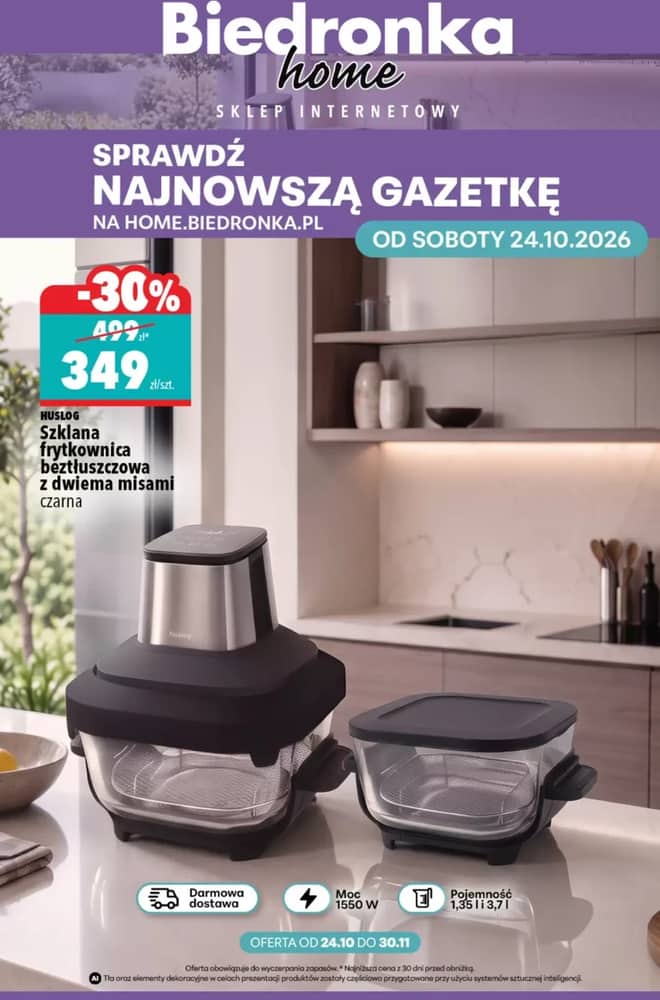 Okładka gazetki Biedronka, ważna 24 października 2026 – 30 listopada 2026