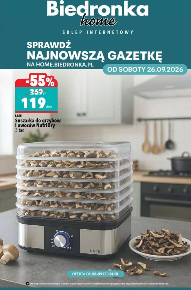 Okładka gazetki Biedronka, ważna 26 września 2026 – 24 października 2026