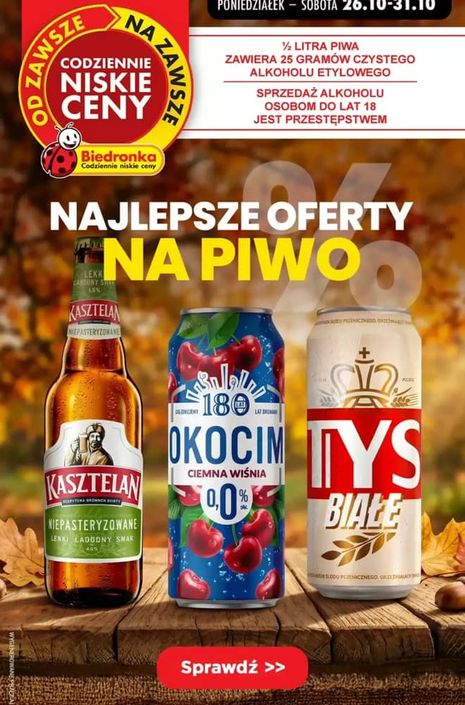 Okładka gazetki Biedronka, ważna 27–31 październik 2026