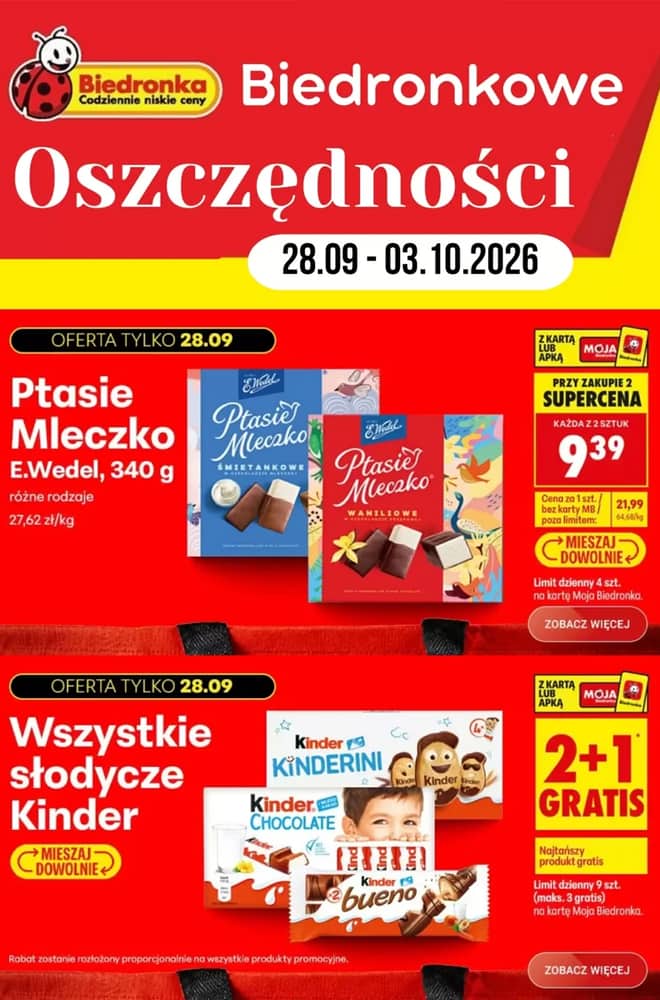 Okładka gazetki Biedronka, ważna 28 września 2026 – 3 października 2026