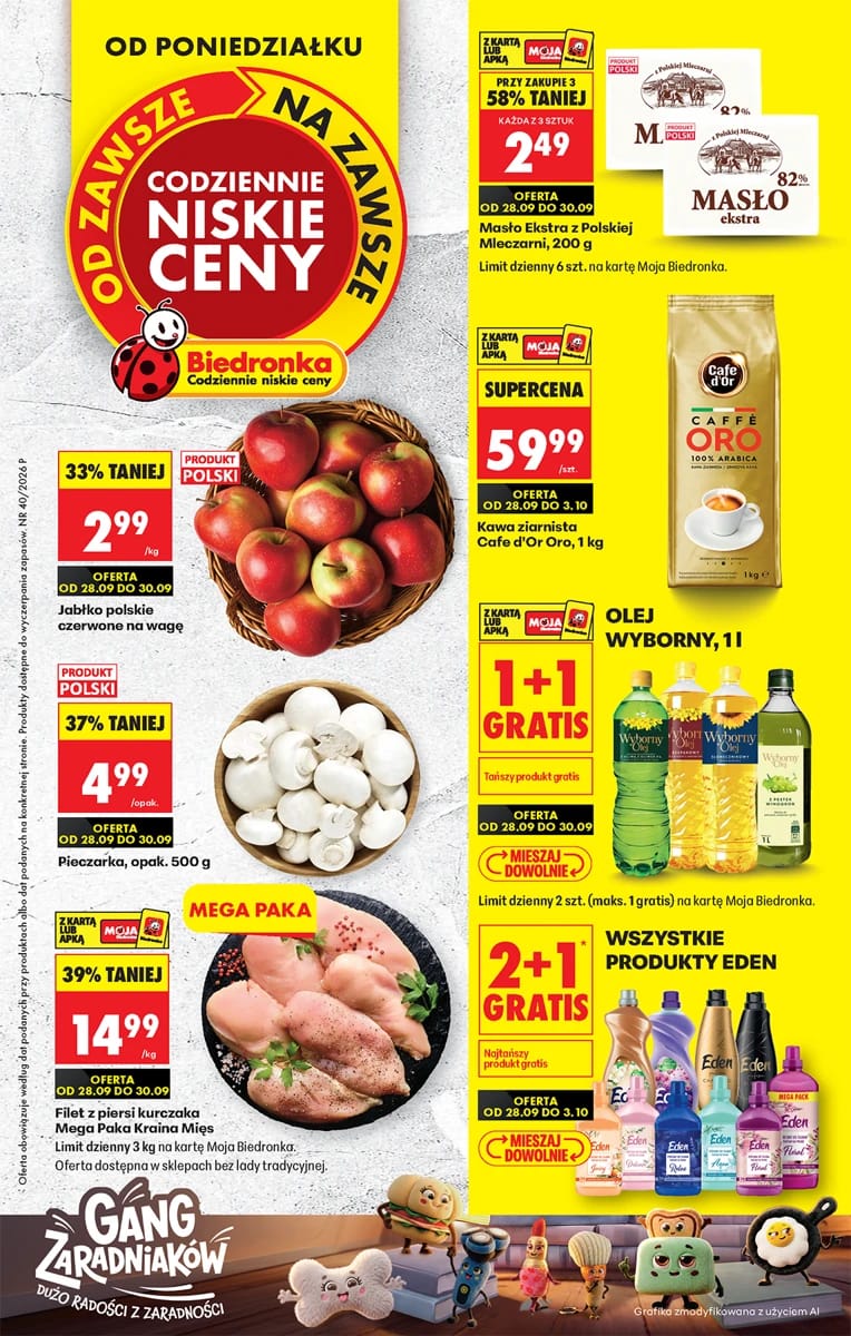 Gazetka Biedronka, strona 1 z 106