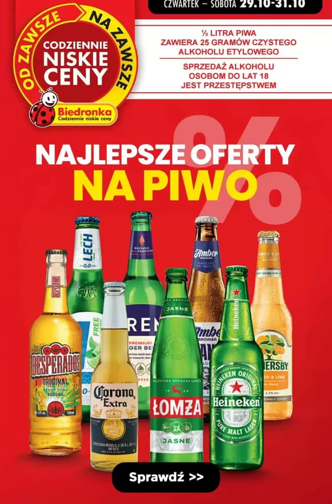 Okładka gazetki Biedronka, ważna 29–31 październik 2026