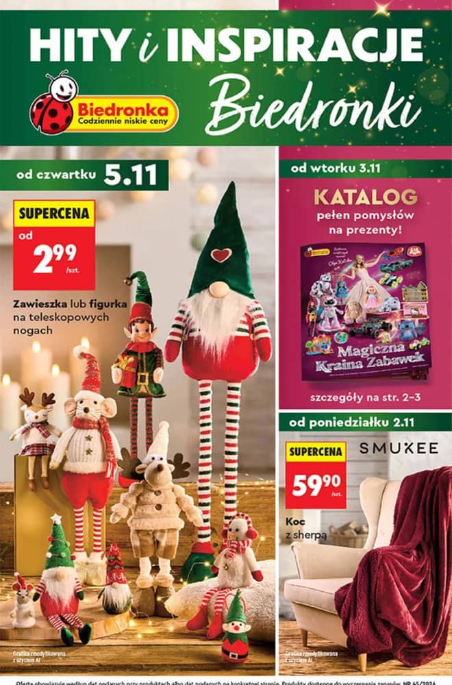 Okładka gazetki Biedronka, ważna 31 października 2026 – 18 listopada 2026