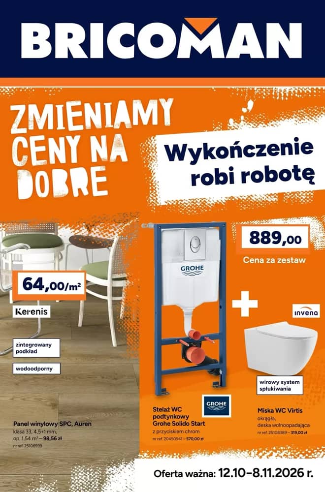 Okładka gazetki Bricoman, ważna 12 października 2026 – 8 listopada 2026