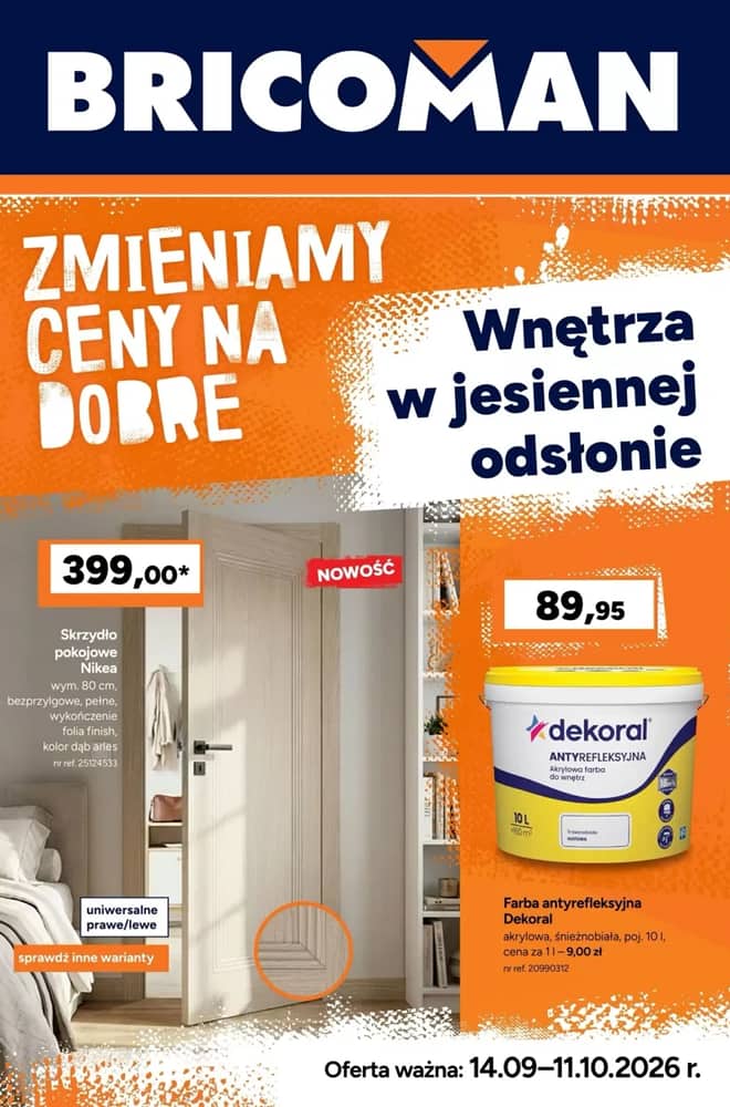 Okładka gazetki Bricoman, ważna 14 września 2026 – 11 października 2026