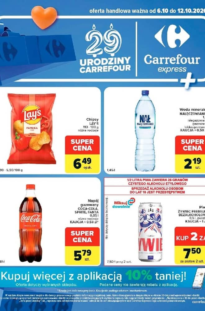 Okładka gazetki Carrefour, ważna 6–12 październik 2026