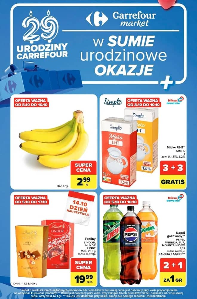 Okładka gazetki Carrefour, ważna 6–12 październik 2026