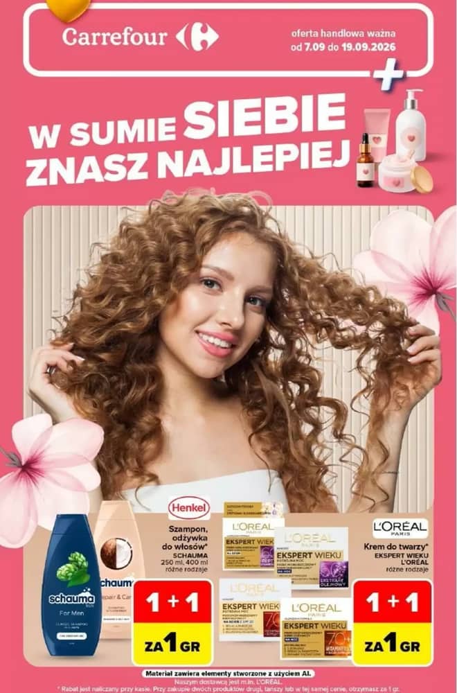 Okładka gazetki Carrefour, ważna 7–19 wrzesień 2026