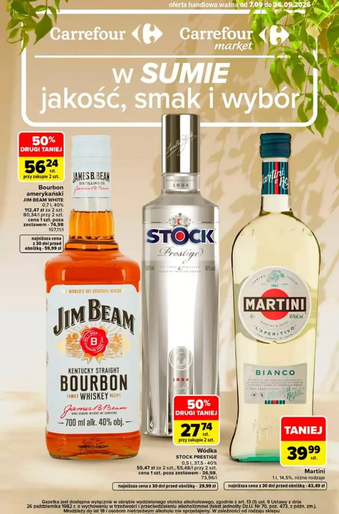 Okładka gazetki Carrefour, ważna 7–26 wrzesień 2026