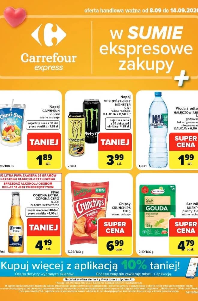 Okładka gazetki Carrefour, ważna 8–14 wrzesień 2026