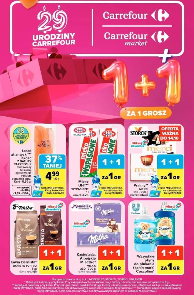 Okładka gazetki Carrefour, ważna 12–17 październik 2026