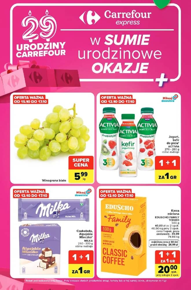 Okładka gazetki Carrefour, ważna 13–19 październik 2026