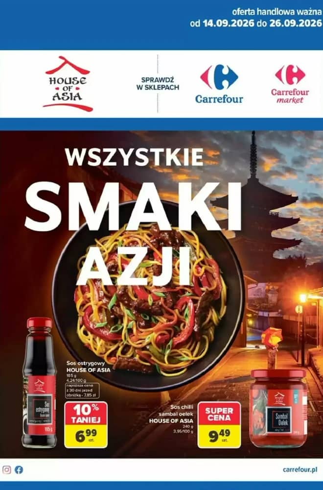 Okładka gazetki Carrefour, ważna 14–26 wrzesień 2026