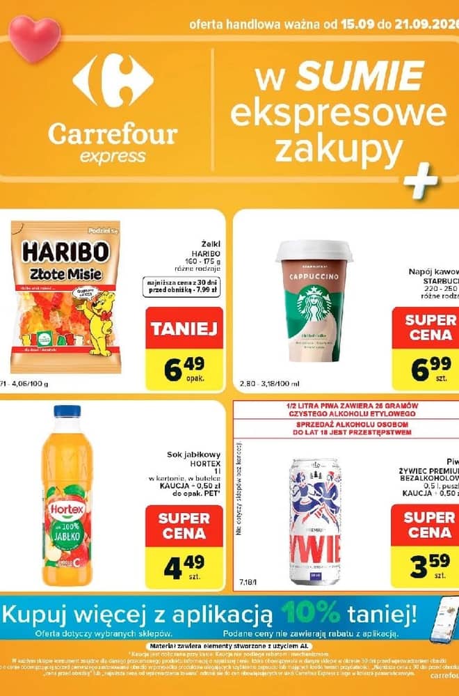 Okładka gazetki Carrefour, ważna 15–21 wrzesień 2026