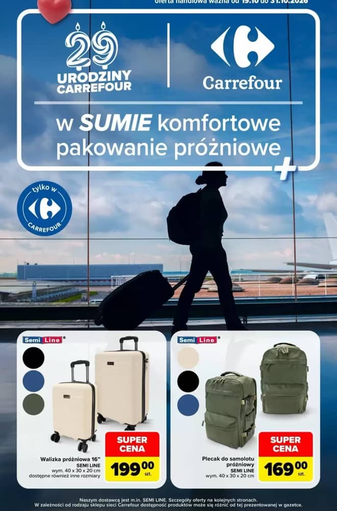 Okładka gazetki Carrefour, ważna 19–31 październik 2026