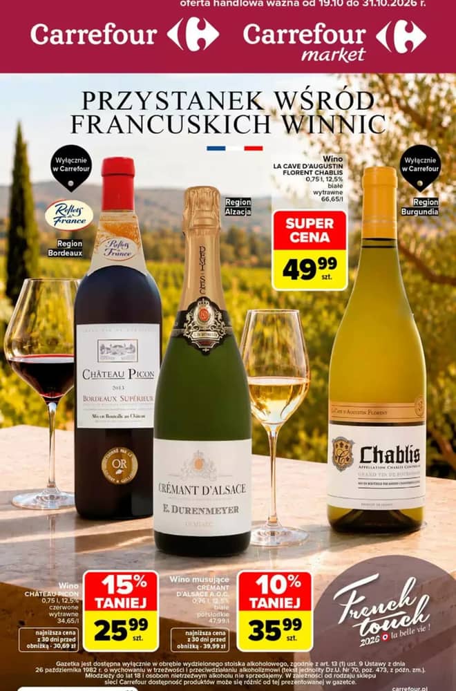 Okładka gazetki Carrefour, ważna 19–31 październik 2026