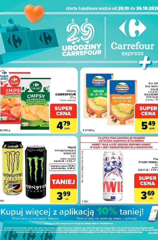Okładka gazetki Carrefour, ważna 20–26 październik 2026
