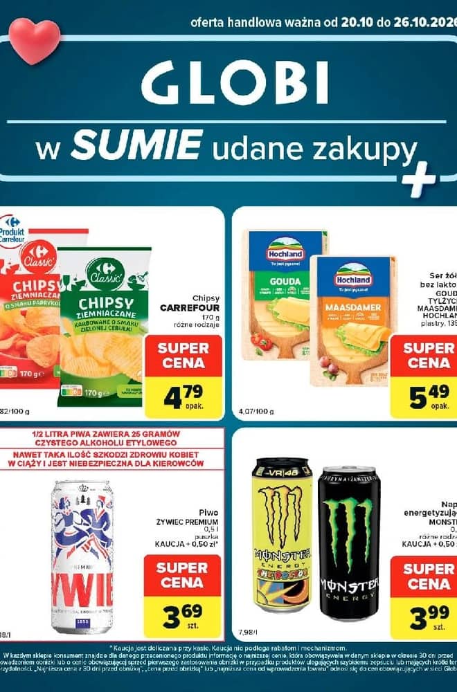 Okładka gazetki Carrefour, ważna 20–26 październik 2026